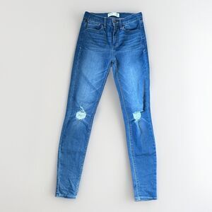 Juniors Mudd Flex Stretch High-Rise Skinny Ripped Jeans Size 1